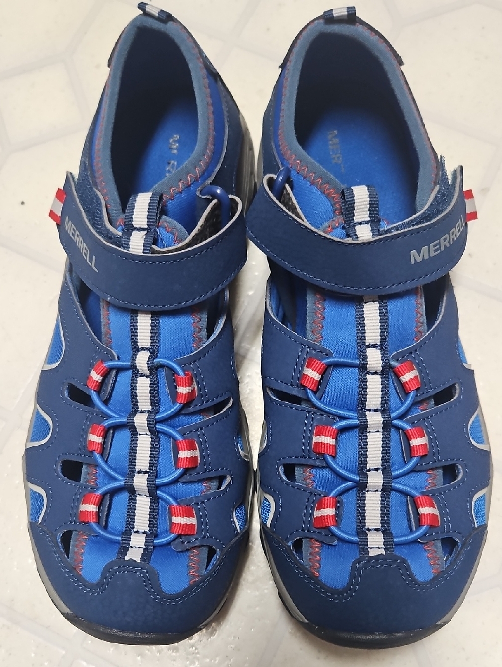 Merrell Kids' Blue Active Sandal Sneaker